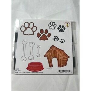 Cheery Lynn Design B559 Pet Pack Rubber Stamp